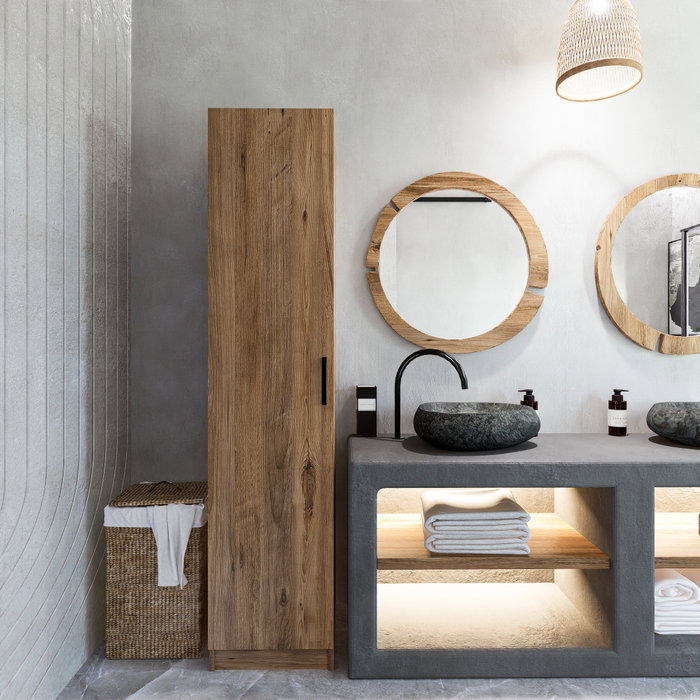 Hanah Home Yaman 1 Door - Nogal Hanah Home Yaman 1 Door - Nogal
